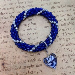 Handmade NEW beaded bangle IMA EARTH